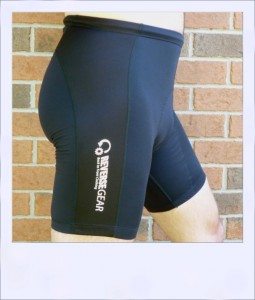 Ironbark recumbent shorts - black - side