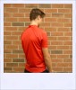 Boab Red - short sleeve cycle jersey - rear quarter