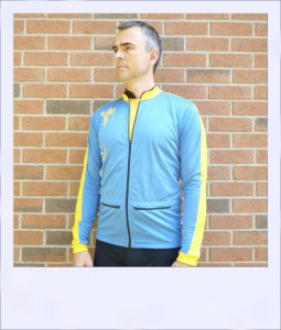 Phoenix long sleeve cycle jersey - male - front