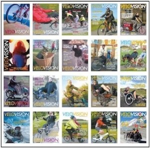 Velo Vision magazine - lots of covers