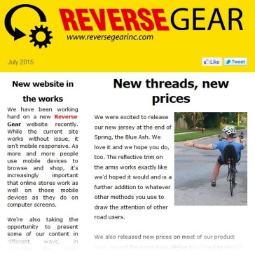 Reverse Gear Newsletters