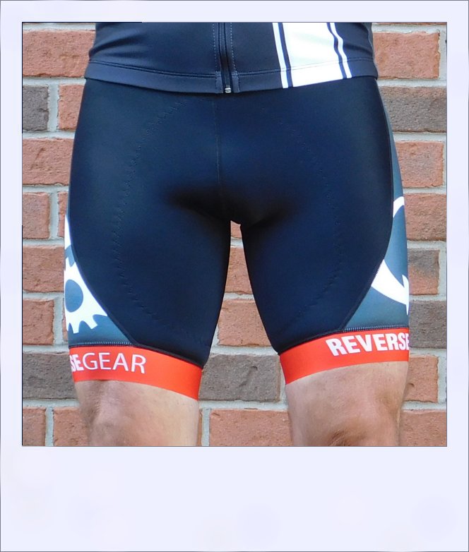 Tupelo recumbent men's race shorts - front